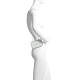 Lt Mint Green | Clover Beaded Floral Minaudiere Form