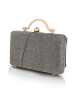 Silver Gold | Lara Top Handle Minaudiere Side