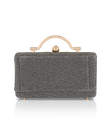 Silver Gold | Lara Top Handle Minaudiere Back