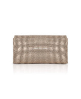 Gold | Jayden Crystal Mini Envelope Clutch Back