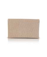 Gold | Alicia Sparkle Jacquard Envelope Clutch Back