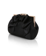 Black | Mae Signature Satin Pouch Side