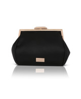 Black | Mae Signature Satin Pouch Back