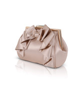 Champagne | Mae Signature Satin Pouch Side