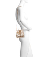 Gold | Diana Faux Leather Bucket Bag Form