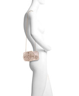 Champagne | Fleur Floral Minaudiere Box Clutch Form