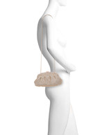 Gold | Khari Rhinestone Pleated Pouch Form