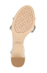 Silver Glitter | Joanne Strappy Block Heel