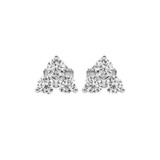JOE1070-GW4 | Trinity Diamond Stud Earrings