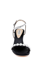 Black | Jolie Mid Heeled Sandals Front