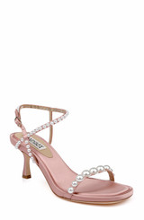 Blush | Jolie Mid Heeled Sandals Front Side