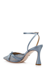 Ice | Josie Lace Ankle Strap Pumps Back Side