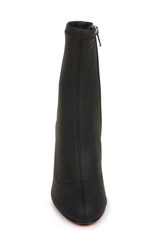 Black | Jovanna Glitter Block Heel Bootie