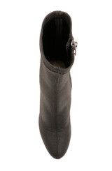 Black | Jovanna Glitter Block Heel Bootie