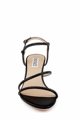 Black | Juliana Cross Strap Sandals Front