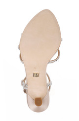 Nude | Julietta Satin Stiletto Sandals Sole