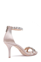 Champagne | Caroline Embellished Strap Evening Shoe