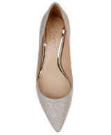 Gold Glitter | Frenchie Pointed Toe Kitten Heel
