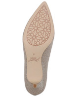 Gold Glitter | Frenchie Pointed Toe Kitten Heel