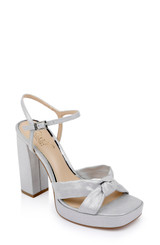 Silver | Valencia Platform Heels