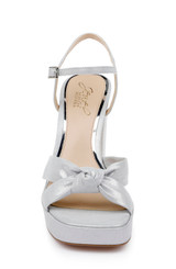 Silver | Valencia Platform Heels