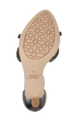 Pewter | Vani Glitter Straps Stiletto Heels