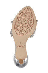 Silver | Vani Glitter Straps Stiletto Heels