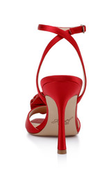 Luscious Red | Vida Rosette Peep Stiletto