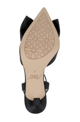 Black | Yanna Satin Stiletto with Bow