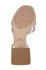 Rosegold | Michelle Metallic Strappy Block Heels