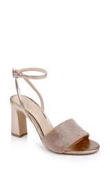 Rosegold | Hattie Block Heel Sandal with Ankle Strap