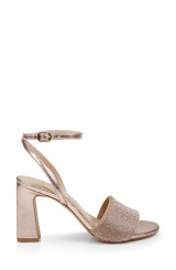 Rosegold | Hattie Block Heel Sandal with Ankle Strap