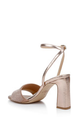 Rosegold | Hattie Block Heel Sandal with Ankle Strap