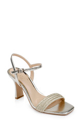 Gold | Heddia Woven Vamp Sandals