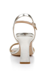 Gold | Heddia Woven Vamp Sandals