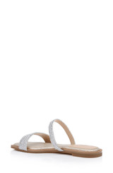 Silver | Helena Flat Summer Sandal
