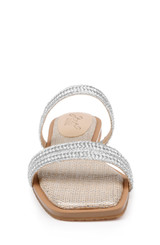 Silver | Helena Flat Summer Sandal