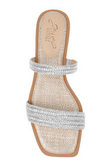 Silver | Helena Flat Summer Sandal