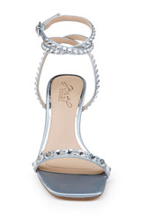 Powder Blue | Hosana Sexy Stiletto with Gemstone-Studded Wraparound Strap