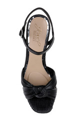 Black | Hydee Pleated Stiletto Sandal
