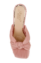 English Rose | Hype Pleated Wedge Mule