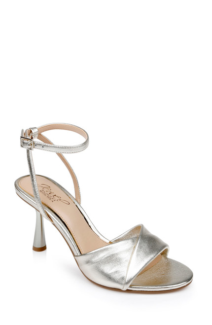 Gold | Kaia Sandal with Crisscross Vamp