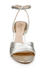 Gold | Kaia Sandal with Crisscross Vamp