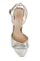 Gold | Kaia Sandal with Crisscross Vamp