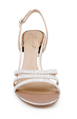 Champagne | Kathryn Bejeweled Stiletto Sandal