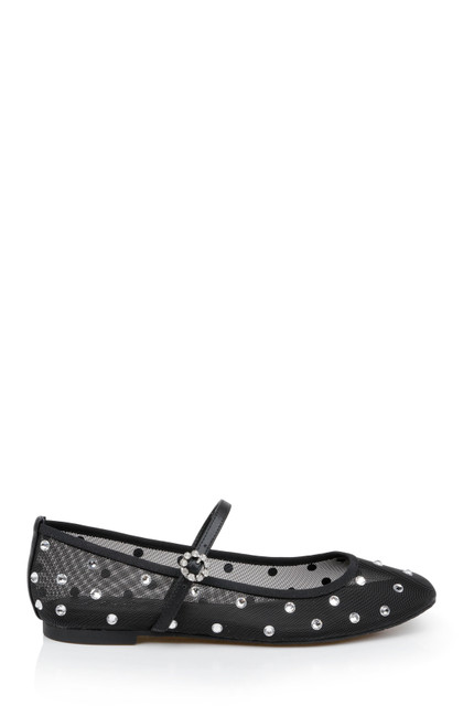 Black Mesh | Kaya IT Ballerina Flat