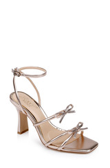 Rosegold | Kiyomi II Metallic Delicate Sandal with Bow Straps