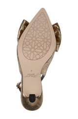 Gold | Kourtnay Stiletto Slingback with Large Bow