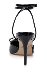 Black | Kynlee Wraparound Ankle Strap Stiletto