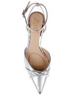 Silver Metallic | Talasia Pointed Toe Kitten Heels